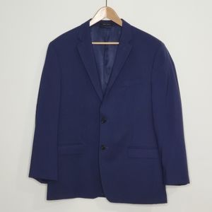 LAUREN RALPH LAUREN 44R Blue Blazer Jacket